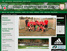 Tablet Screenshot of lasallestompers.org